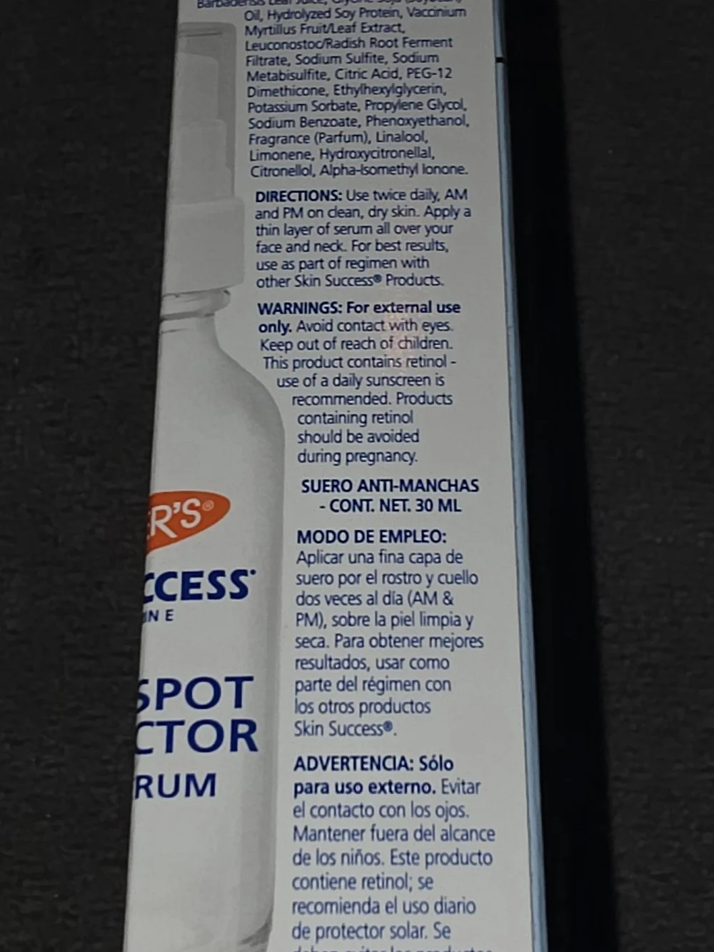 Palmer's Skin Success Dark Spot Corrector Serum — 1fl Oz BNIB